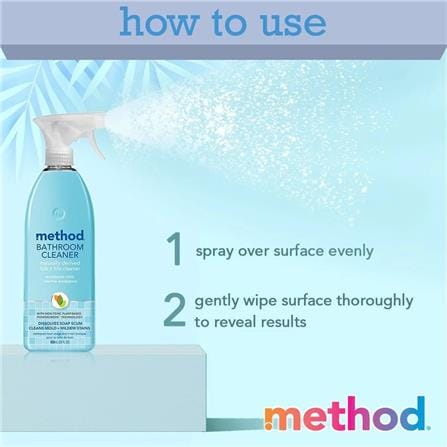 METHOD BATHROOM CLEANER-TUB & TILE 828ML