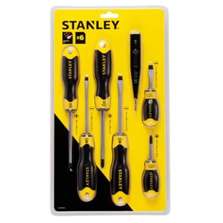STANLEY SCREWDRIVER GRIP SET 6PCS ((92-002)
