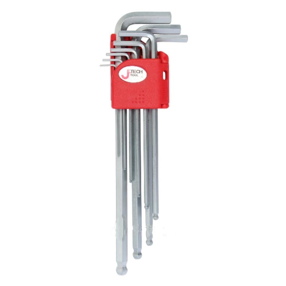 JETECH HEX KEY BALL POINT EXTRA LONG 9PCS/SET BL-C9I (MM)