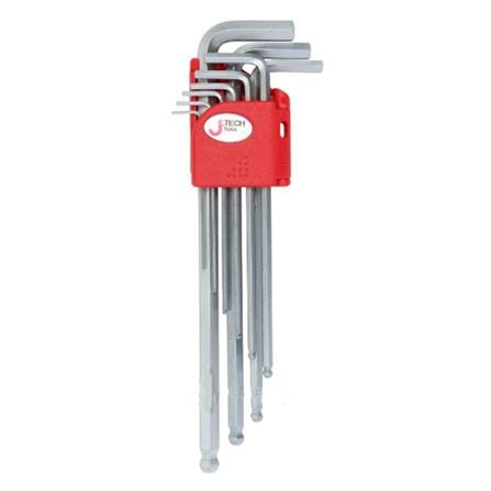 JETECH HEX KEY BALL POINT EXTRA LONG 9PCS/SET BL-C9I (MM)