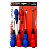 JETECH SCREWDRIVER SET SOFTGRIP 6PCS