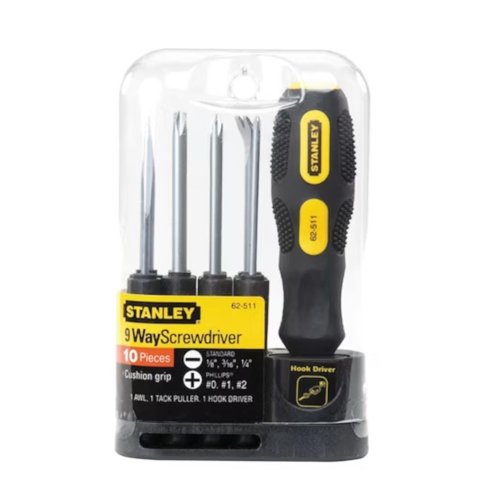 STANLEY SCREWDRIVER 9 WAYS (62-511)