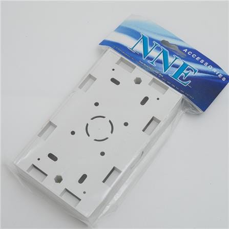 3 X 6 PVC BOX C/W NUT WHITE MASTAR