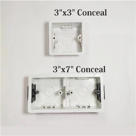 MASTAR CONDEAL BOX 3" X 7" WHITE