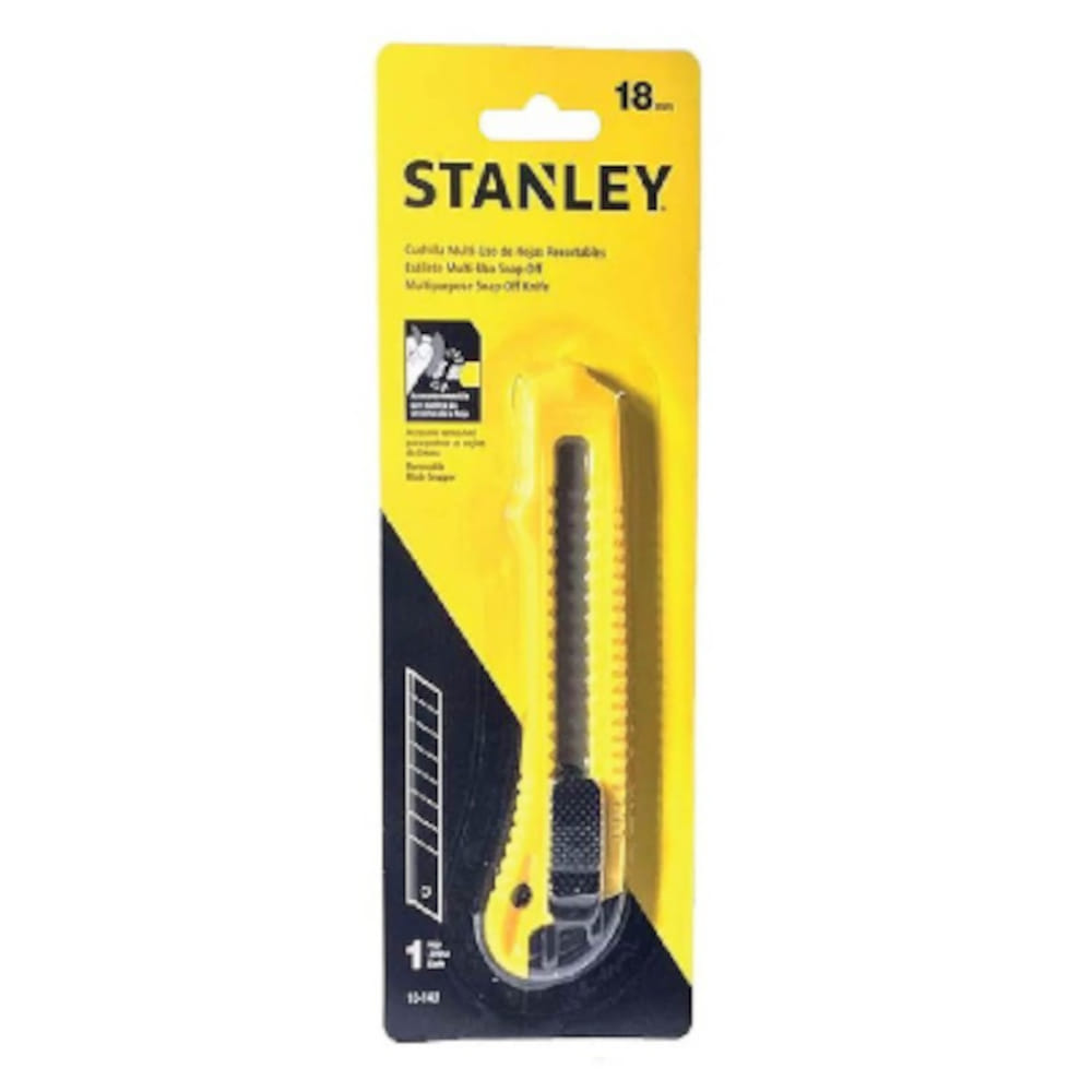 STANLEY BASIC SNAP-OFF CUTTER 18MM (10-143)