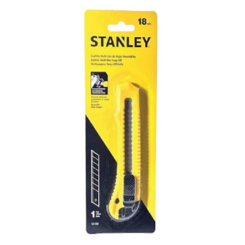 STANLEY BASIC SNAP-OFF CUTTER 18MM (10-143)