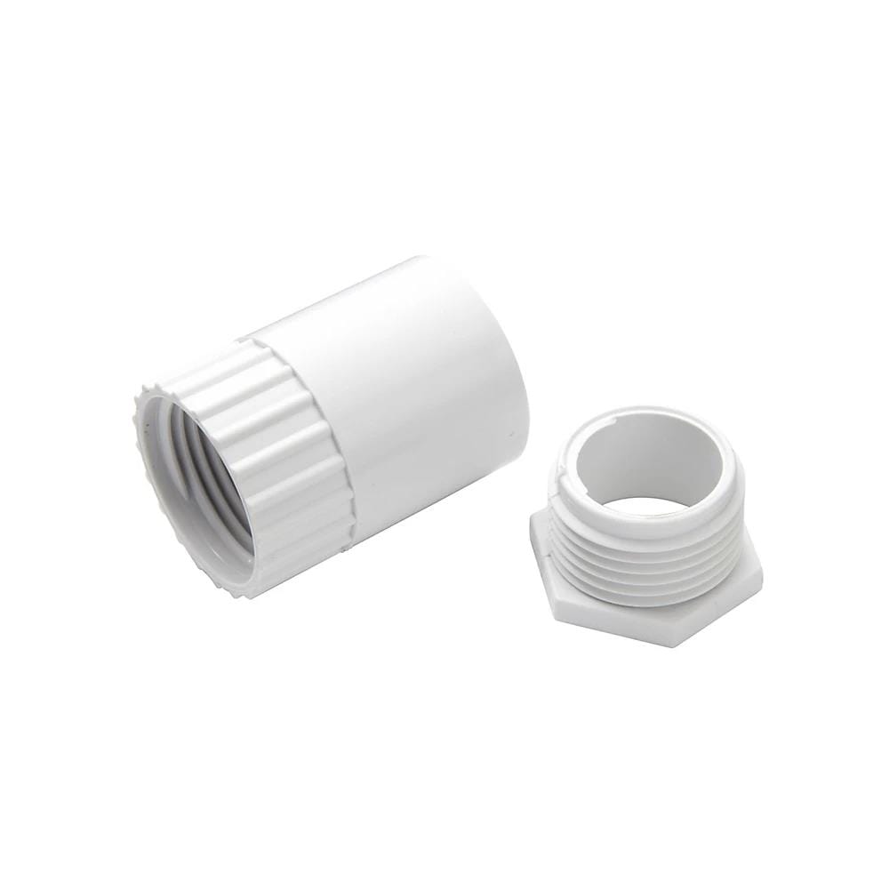 DT MASTAR FEMALE ADATOR 25MM PACK 1PC WHITE