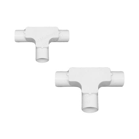 MASTAR PVC CONDUIT INSPECTION TEE 20MM WHITE