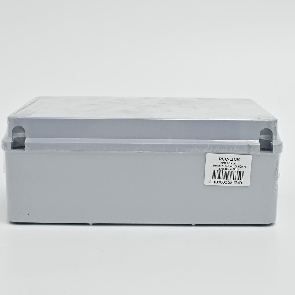 WEATHERPROOF ENCLOSURE BOX PEB 863 PVC-LINK GREY