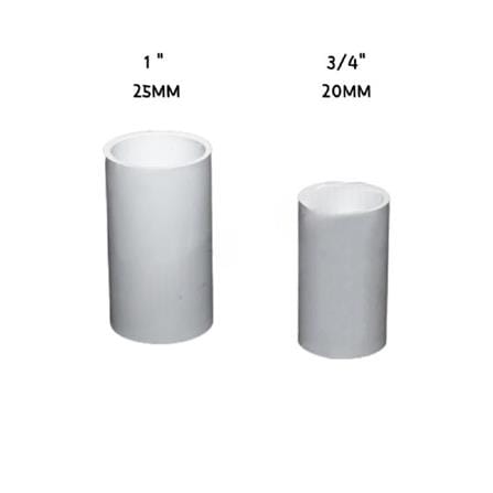 MASTAR SOCKET COUPLING (ABS) 20MM DT WHITE