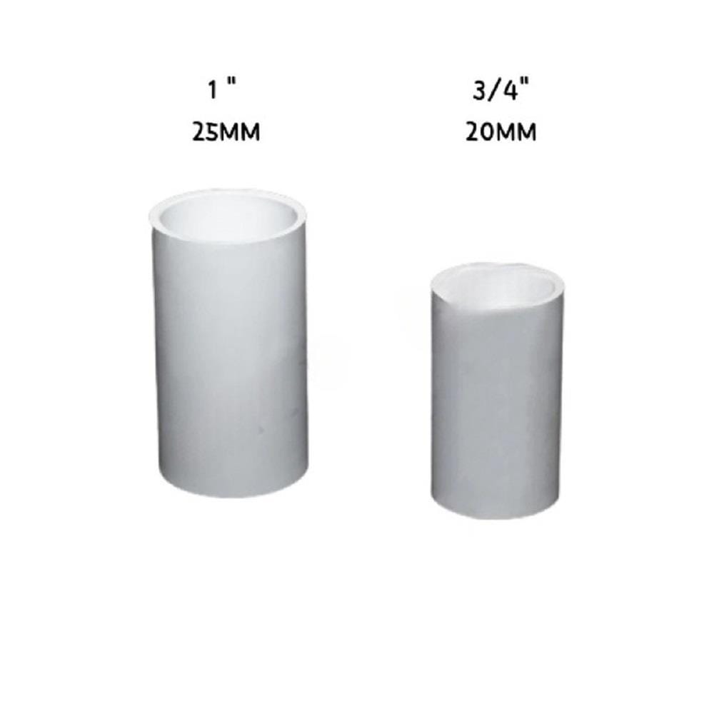 MASTAR SOCKET COUPLING (ABS) 25 MM DT WHITE