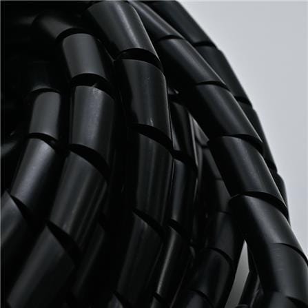 PVC-LINK SPIRAL CORDS COVER PSB - 12 BLACK
