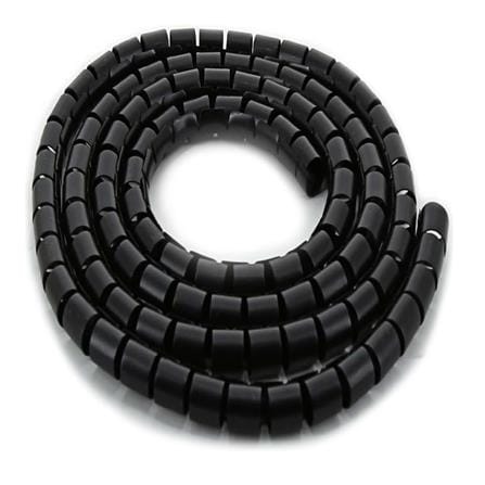PVC-LINK SPIRAL CORDS COVER PSB - 12 BLACK