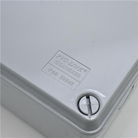 WEATHERPROOF ENCLOSURE BOX PEB 643&nbsp;PVC-LINK GREY
