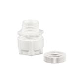 FLEXIBLE ADAPTOR - SCREW TYPE 25MM WHITE