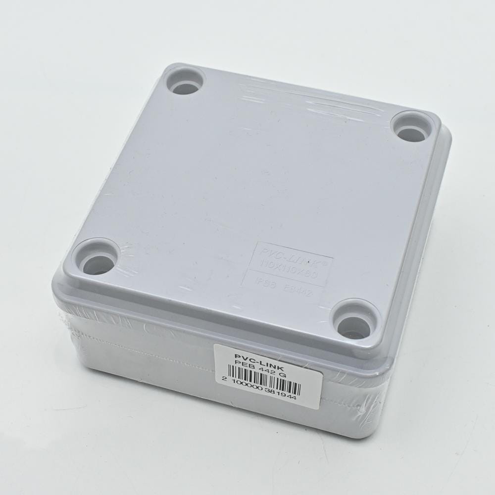 WEATHERPROOF ENCLOSURE BOX PEB 442&nbsp;PVC-LINK GREY