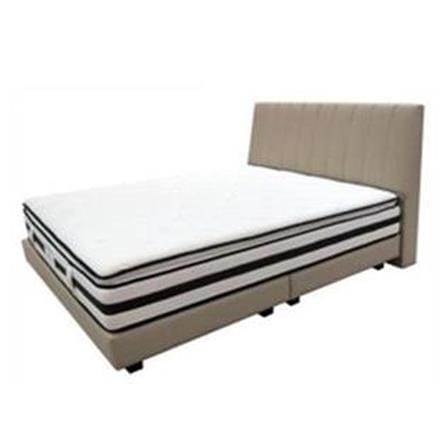 SILENTNIGHT BEDFRAME BR121 & BH OFF/WH SUPER SINGLE