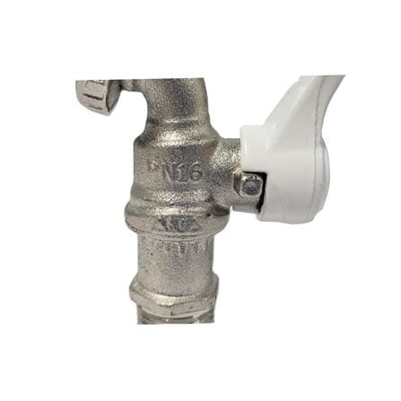 ANA ALUMINIUM  LEVER BALL COCK 1100 - 1/2 INCH WHITE