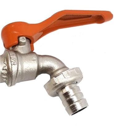 ANA ALUMINIUM HANDLE LEVER BALL COCK 1100-1/2-ORANGE