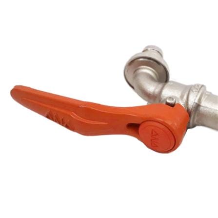 ANA ALUMINIUM HANDLE LEVER BALL COCK 1100-1/2-ORANGE
