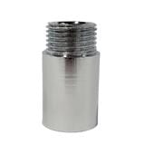 ANA CHROME PLATED FEMALE MALE BRASS SOCKET 1105-440 (40MM HEIGHT) SILVER