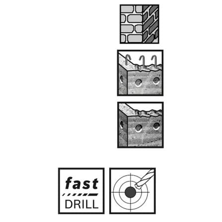 CONCRETE DRILL BIT 8x110