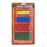 BLACK & DECKER 4,5,6,8mm 102ea & CONCRETE DRILL BIT