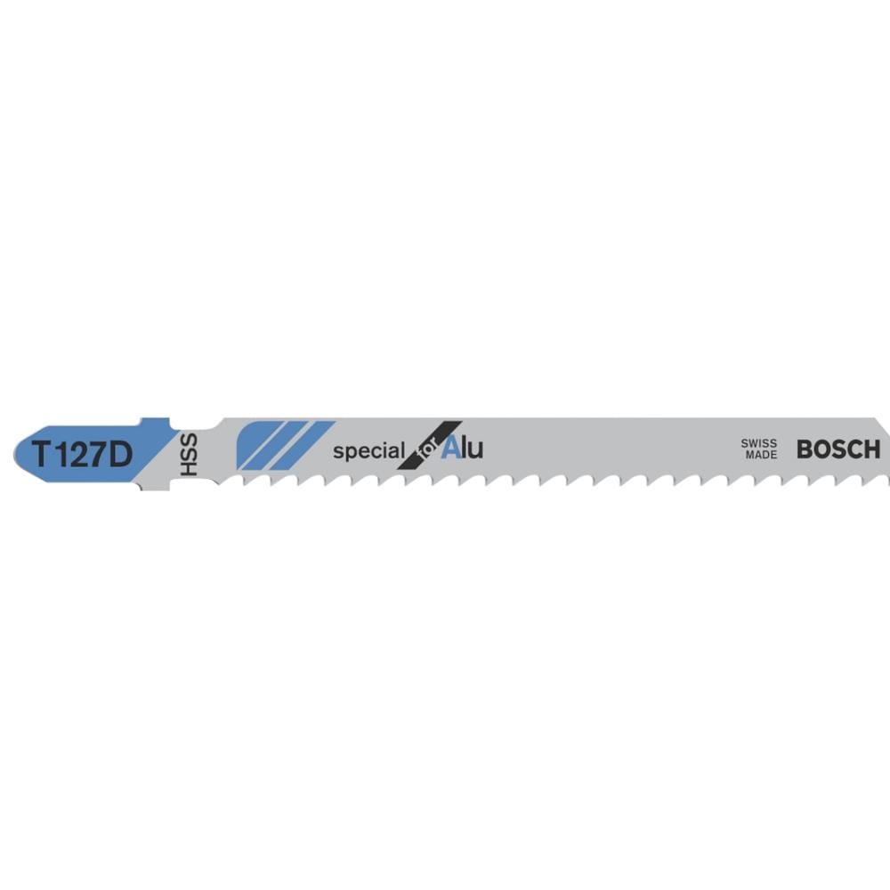 BOSCH JIGSAW BLADE T127D (Quick Straight Cut)(Aluminium) 4 - 15mm 5PCS/PACK