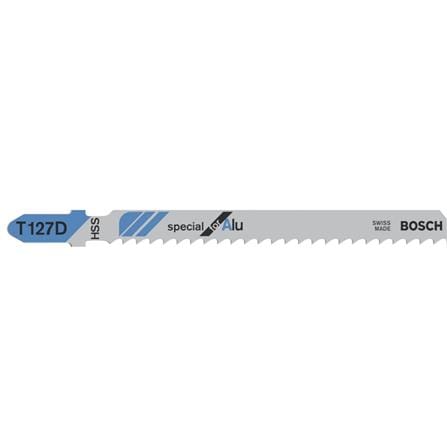 BOSCH JIGSAW BLADE T127D (Quick Straight Cut)(Aluminium) 4 - 15mm 5PCS/PACK