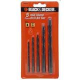 BLACK & DECKER METAL DRILL BIT 5EA/SET