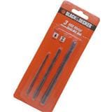 BLACK & DECKER HSS METAL DRILL BIT 3 EACH A8031G-3