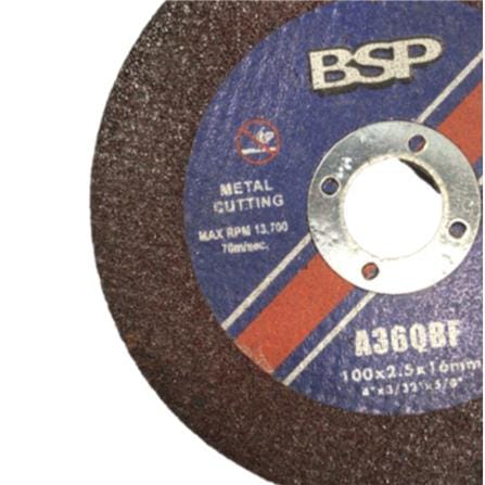 BSP METAL CUTTING WHEEL 100x2.5x16 BAC100