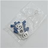 INSULATED RING TERMINALS 10PCS MP VF2-8 BLUE