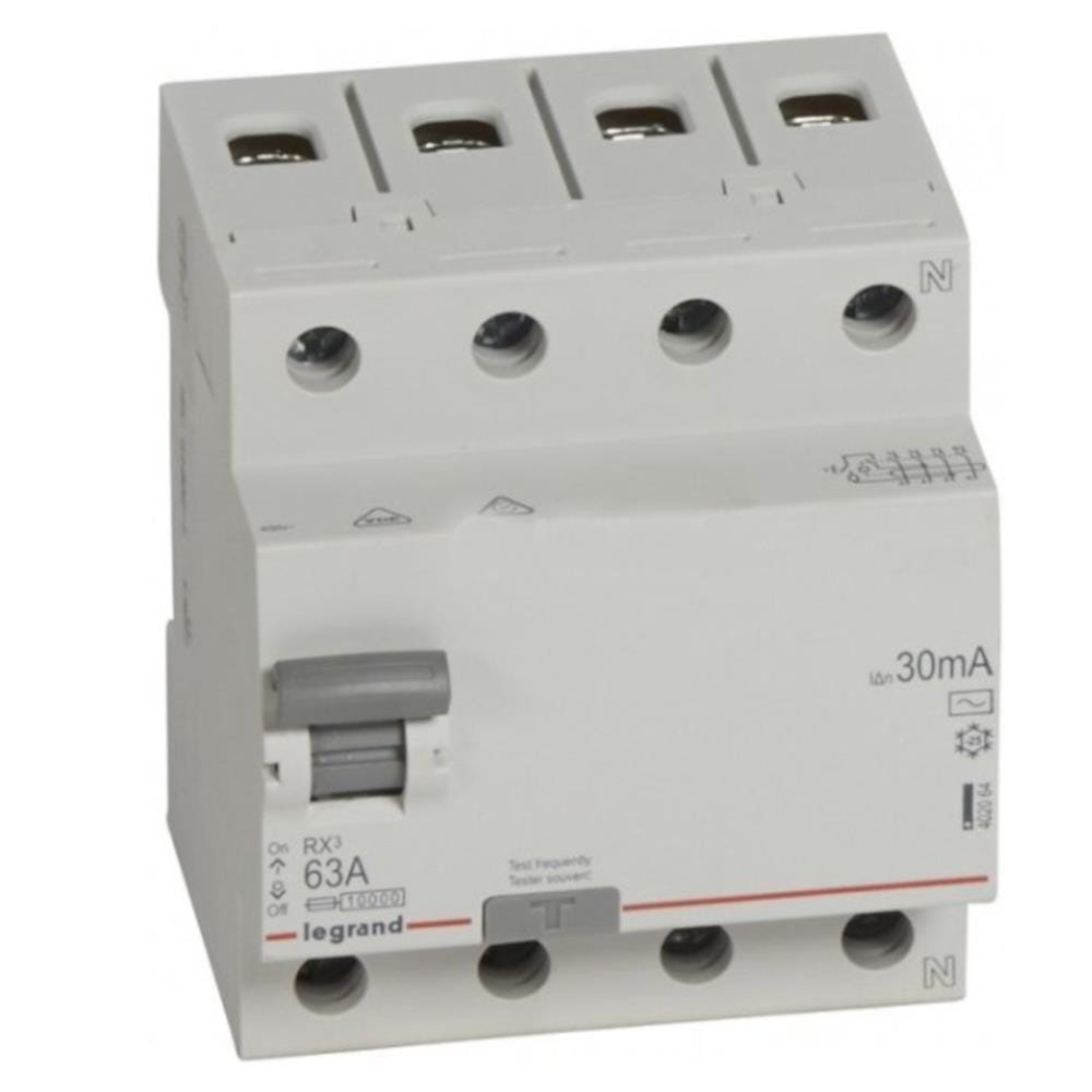 LEGRAND RESIDUAL CURRENT DEVICE FLUSH 30 mA (402064)