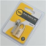 YALE 20MM BRASS PADLOCK V140.20