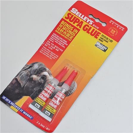 SELLEYS SUPA GLUE 3ML X 2