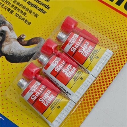SELLEYS SUPA GLUE SINGLE SHOT SUPER GLUE 3X1G