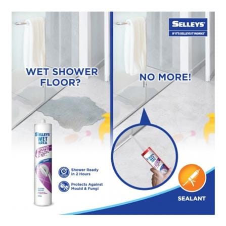 SELLEYS WET AREA SPEED SEAL 300G CLEAR