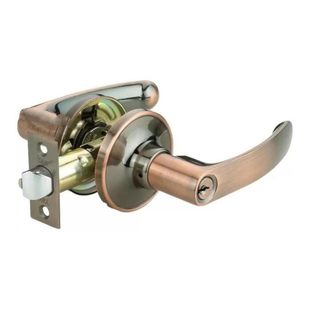 YALE ENTRANCE LEVER VL-5347-US11 ANTIQUE COPPER