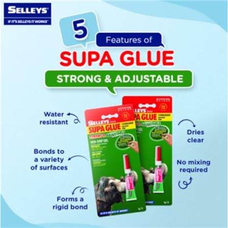 SELLEYS SUPA GLUE STRONG 3G TRSAD016