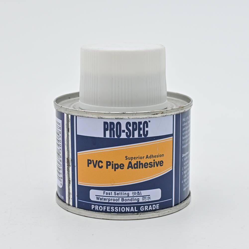 PRO-SPEC PVC PIPE ADHESIVE 100ML CLEAR