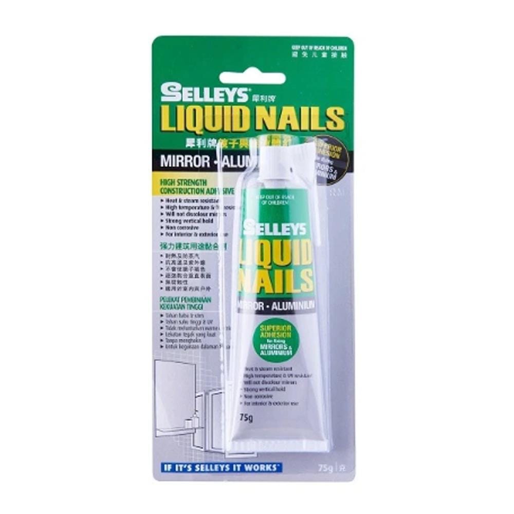 SELLEYS LIQUID NAILS MIRROR & ALUMINIUM 75G