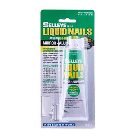 SELLEYS LIQUID NAILS MIRROR & ALUMINIUM 75G