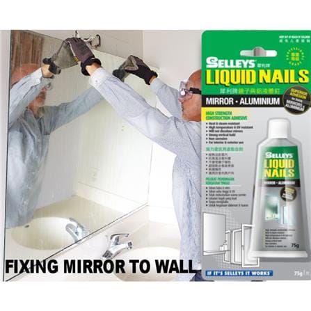 SELLEYS LIQUID NAILS MIRROR & ALUMINIUM 75G