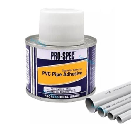 PRO-SPEC PVC PIPE ADHESIVE 500ML CLEAR