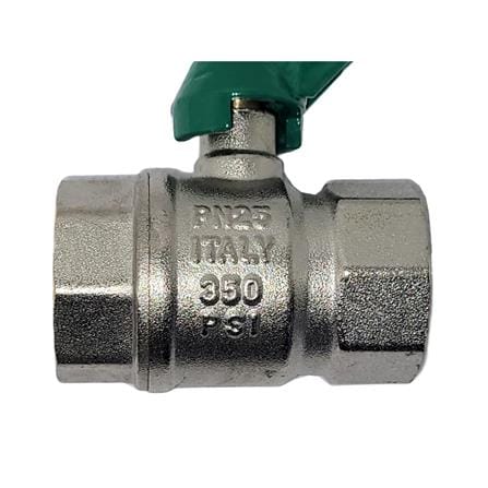 VIP CHROME BALL VALVE FULL BORE 340 3/4" PN-25