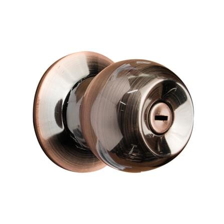 YALE BATHROOM KNOB KN-VCA5122US11 ANTIQUE COPPER