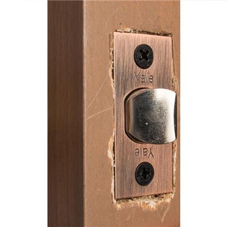 YALE BATHROOM KNOB KN-VCA5122US11 ANTIQUE COPPER