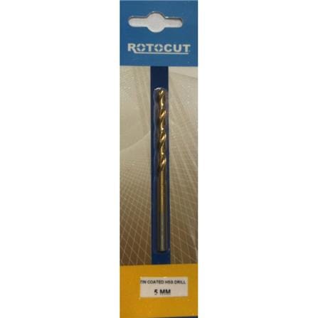 ROTOCUT METAL DRILL BIT HSS 5MM RTJ500 (GOLD)