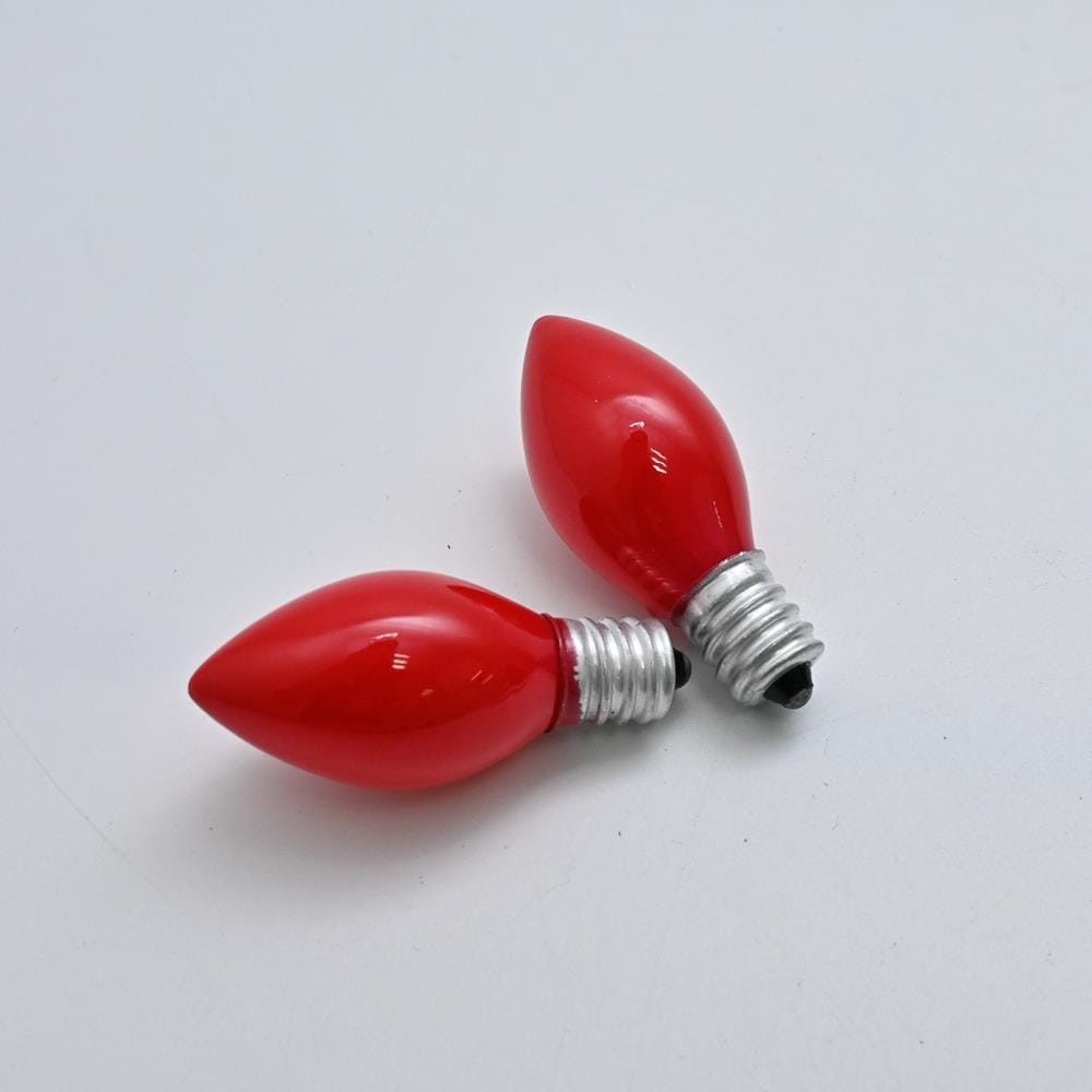 7W E12 CHILLY BULB RED 2PCS MASTAR
